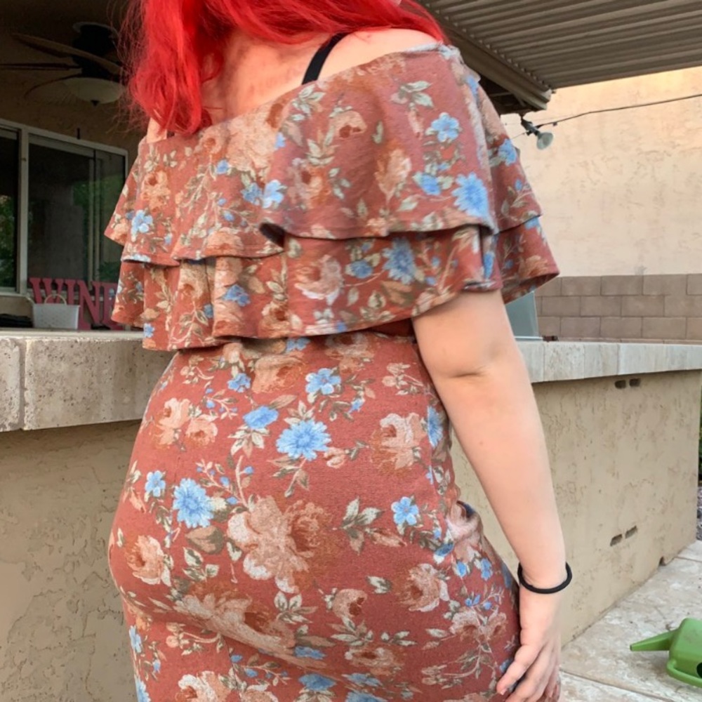 Charlotte Russe off the shoulder dress!